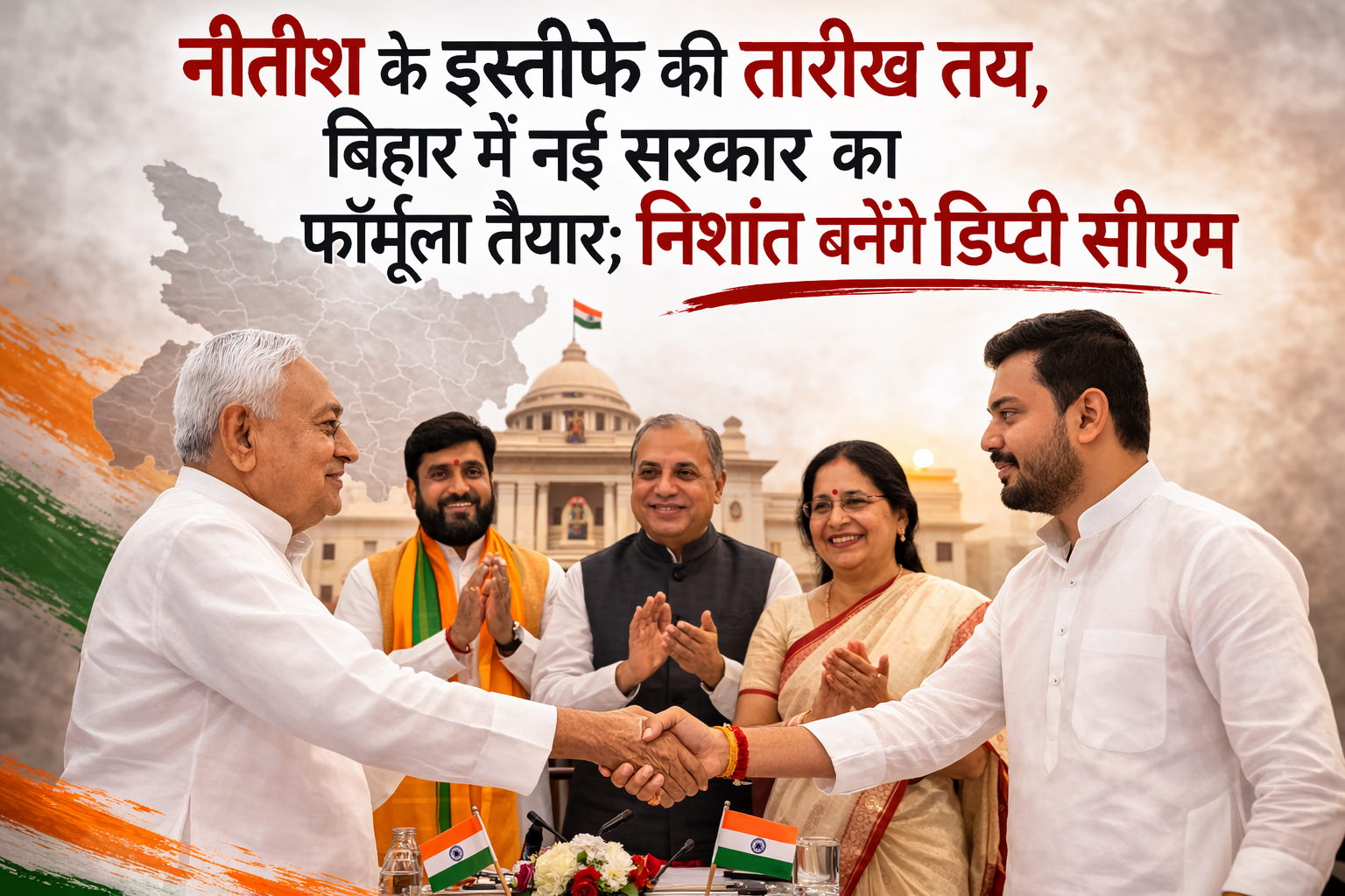 बिहार की राजनीति में बड़ा बदलाव, नीतीश के इस्तीफे की तारीख तय; निशांत बन सकते हैं डिप्टी सीएम