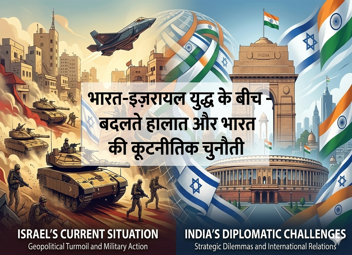 इज़रायल युद्ध: बदलते हालात और भारत के सामने कूटनीतिक चुनौती