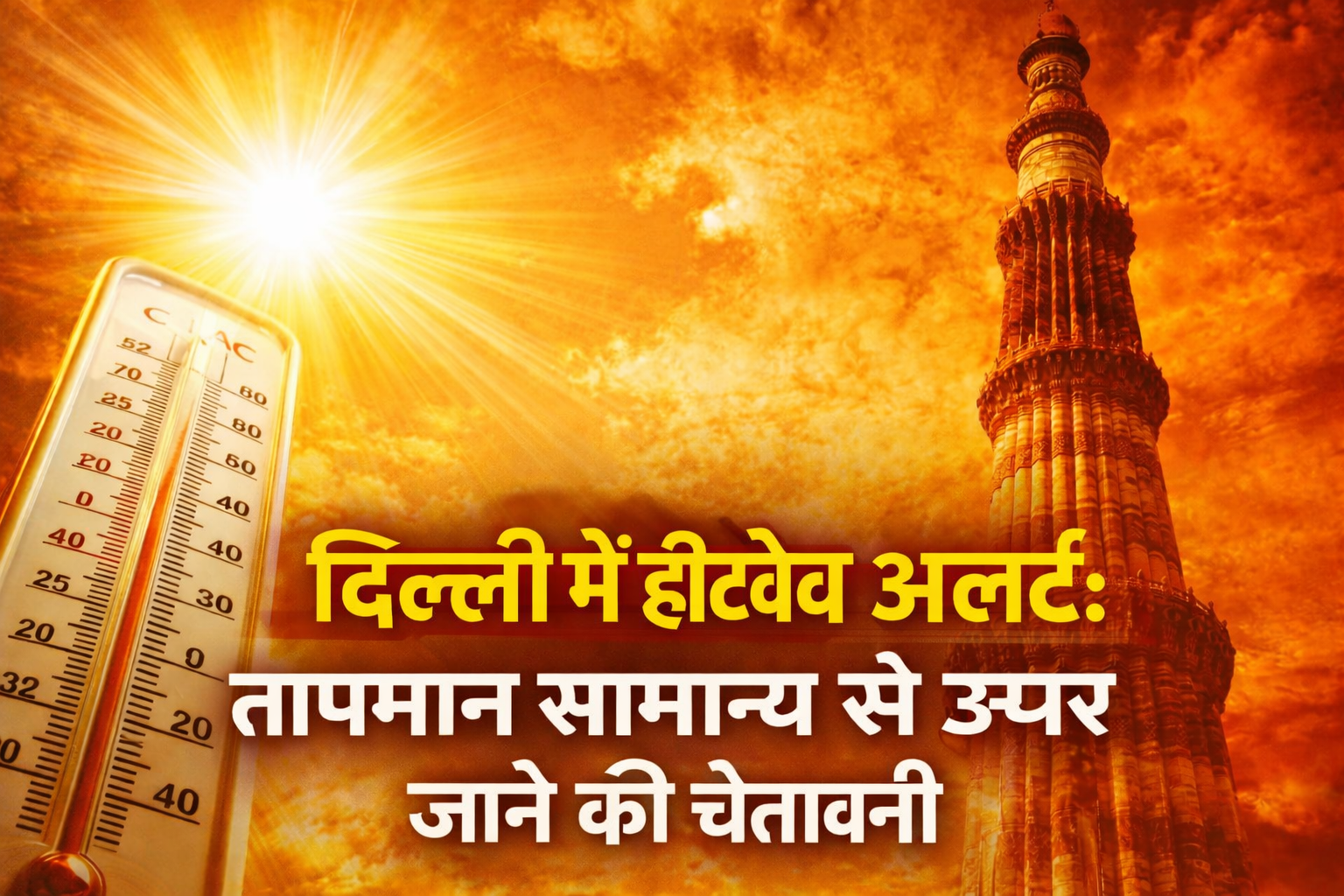 दिल्ली में एक बार फिर से गर्मी ने लोगों की चिंता बढ़ा दी है।