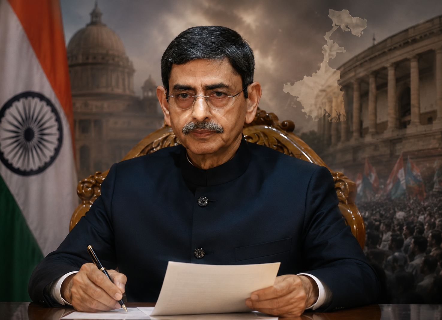इस्तीफ़े से पहले ही विधानसभा भंग, सियासत गरमाई