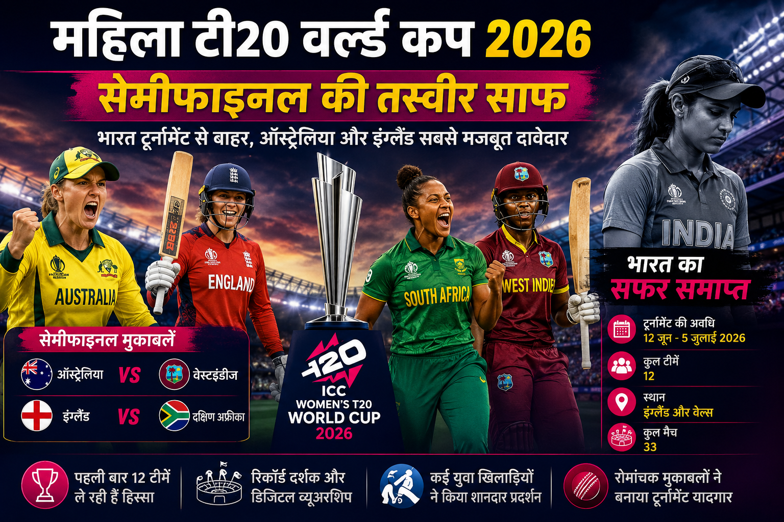 महिला टी20 वर्ल्ड कप 2026